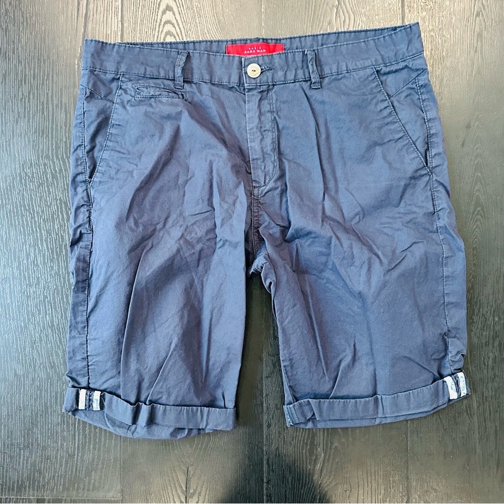 ZARA NAVY BLUE MEN’S SHORTS